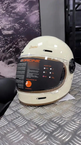 Casco Moto Origine Vega Vintage Cream Talle L