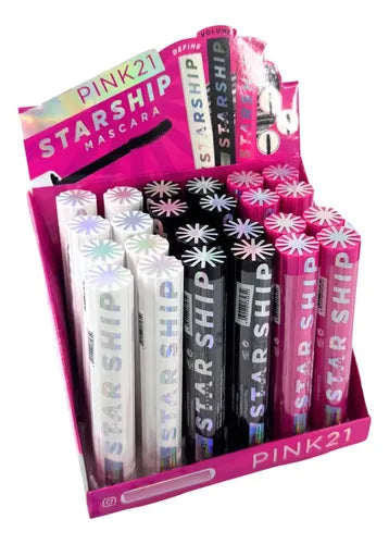 Mascara Pestañas Starhip 21 Alarga Volumen Blanco Definicion