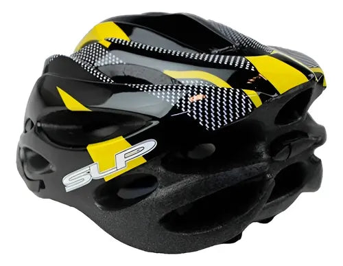 Casco SLP para Bicicleta MTB 13 Ventilaciones Negro y Amarillo Talle L · 16801 · foto 05