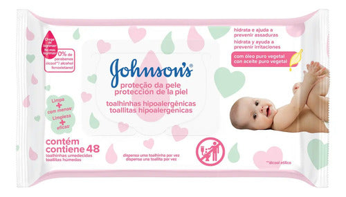 Toallitas Húmedas Johnson's Extra Cuidado para Bebé x 48 · 17474 · foto 01