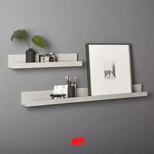 Estante Para Cuadro Blanco Fotos Libros Repisa Flotante 80cm