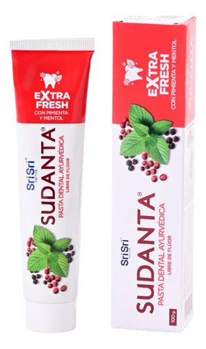 Pasta Dental Sudanta Extra Fresh con Ayurvédica de Mentol 100 G · 17624 · foto 01