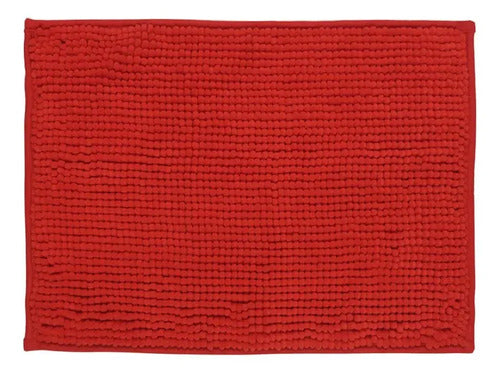 Alfombra Amalfi Microfibra Shaggy 45x33 Cm 45 Cm 33 Cm Rojo