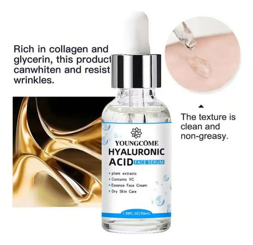 Serum Facial Youngcome Con Ácido Hialurónico Hidratante 50ml