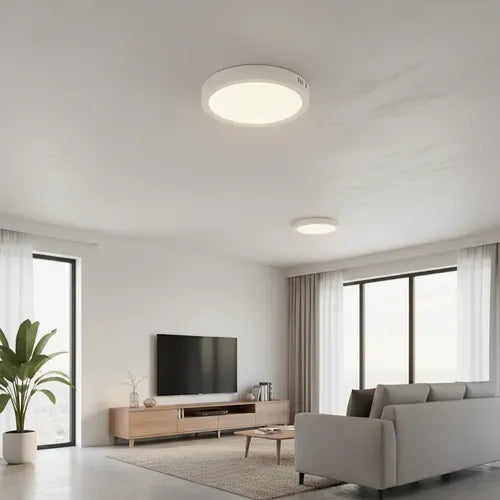 Plafon Led Candela 12w Luz Calida X5u Blanco Cálido