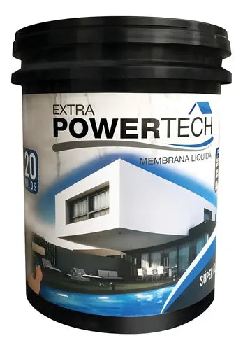 Membrana Líquida Power Tech Impermeabilizante Techo 20 L Color Blanco