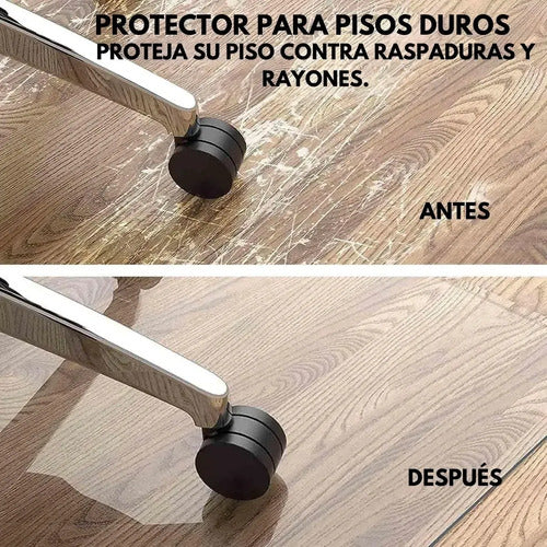 Alfombra Bajo Escritorio Dep Protector Piso Transp 120x60cm · 18538 · foto 03