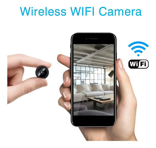 Mini Cámara Espía WiFi Inalámbrica 1080p Terralife Negra · 16215 · foto 04