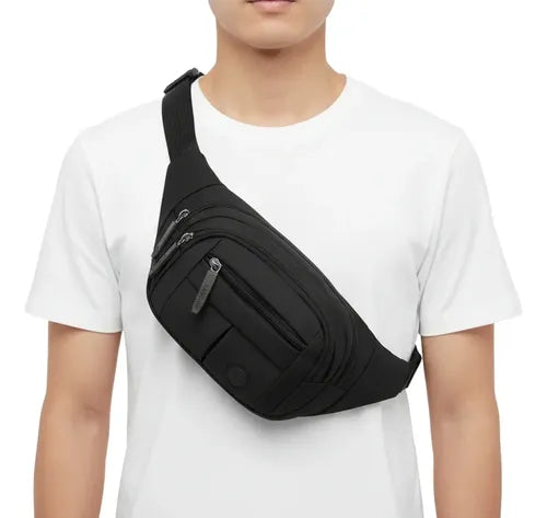 Riñonera Hombre Mujer Impermeable Celular Deporte Bandolera