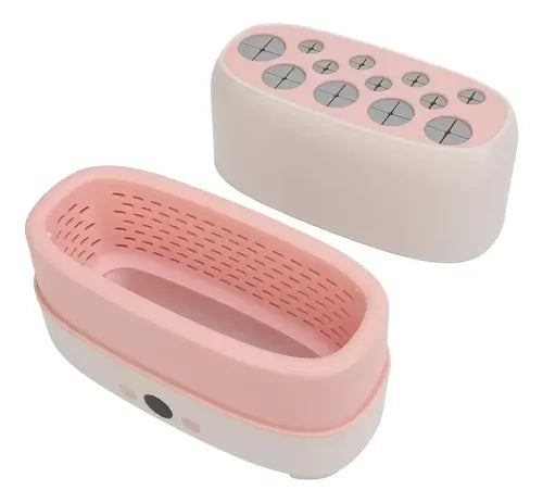 Limpiador Secador USB de Brochas de Maquillaje Blanco con Rosa · 17360 · foto 05