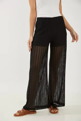 Pantalon Crochet Rimmel Negro S