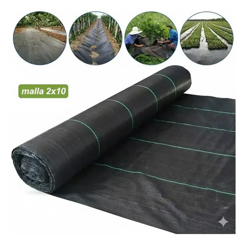 Tela Malla Geotextil X 20 M2 (2x10) Niveladora Jardines