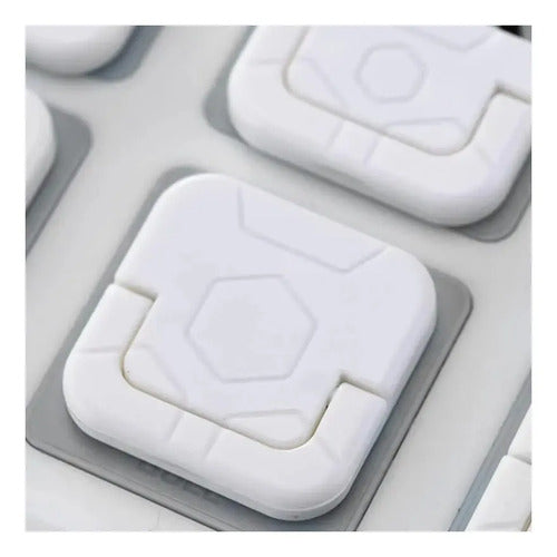 Tapa Enchufe con Manija Protector para Bebé x6 Blanco · 16598 · foto 05