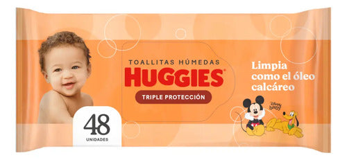 Toallas Húmedas Huggies Triple Proteccion Oleo X48 · 17699 · foto 01