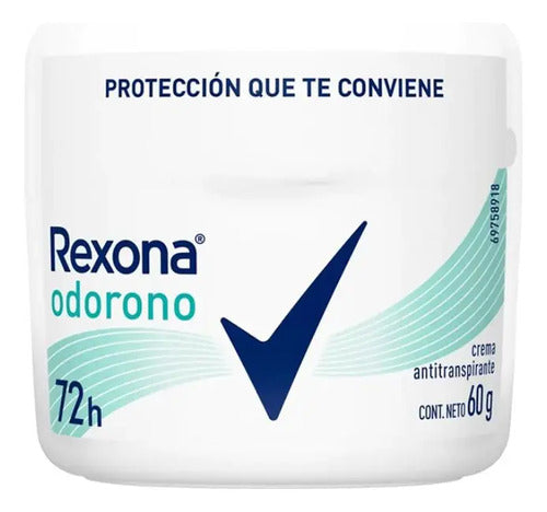 Rexona Antitranspirante En Crema Odorono 72hs Pote X 60g