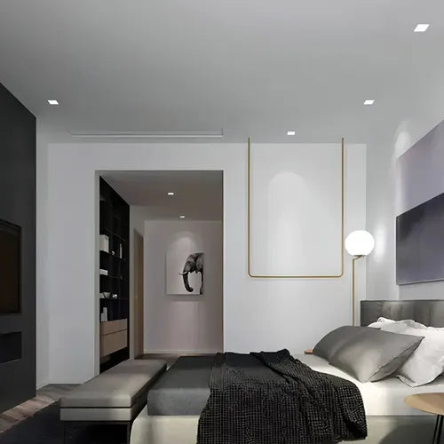 Panel Plafón Led 24w Candela Luz Fría Cuadrado Embutir Estructura Blanco
