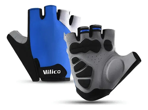Guantes de Ciclismo Moto y Gimnasio Vilico Protección Gel Azul Talle XL · 16732 · foto 01