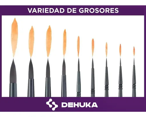 Set de 24 Brochas de Maquillaje Dehuka con Estuche Marrón · 17641 · foto 07