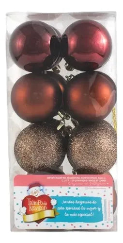 Bolas Navidad 5cm Pack X16