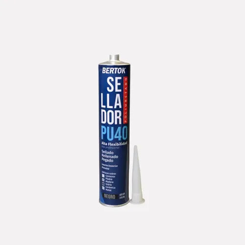 Sellador de Poliuretano PU40 Bertok Negro Cartucho 420 g Pack x 3 · 15757 · foto 08