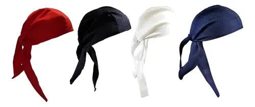 Delantal Cocina + Bandana Pirata Antimancha Negro