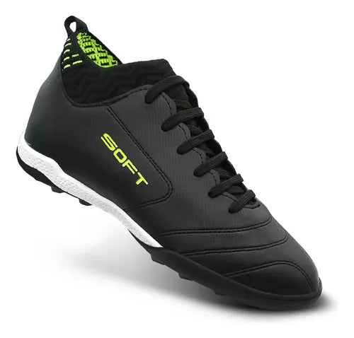 Botines de Fútbol Soft 310 FG/AG Césped Natural y Sintético Negro Talle 38 · 17045 · foto 04