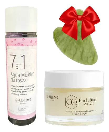 Kit Cuidado Básico CarlaQ Agua Micelar y Crema Humectante Piel Mixta · 17527 · foto 01