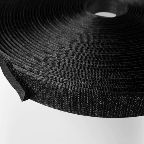 Abrojo Velcro Belcro 25mm / 2,5 Cm X Rollo 10 Metros Negro