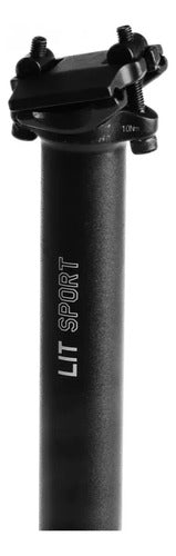 Caño Portasilla Lit Riding 27.2mm x 400mm Recto de Aluminio Negro · 16804 · foto 08