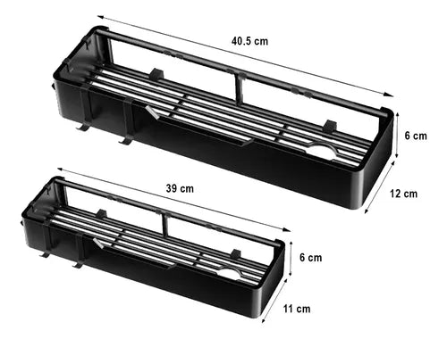 Set Organizador 2 Estantes Adhesivos Duc