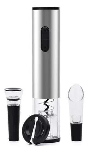Kit Sacacorchos Automatico Electrico Abridor De Vino Liberca