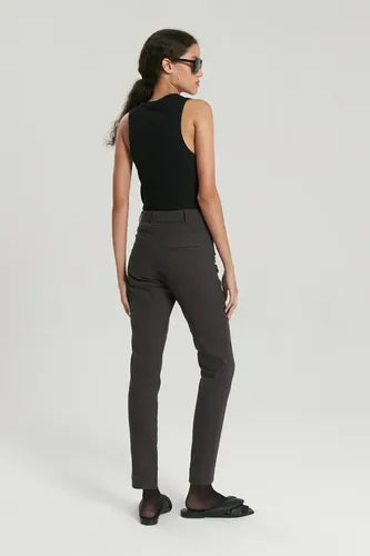 Pantalon Florencia Plomo De Mujer Maria Cher Algodón Plomo