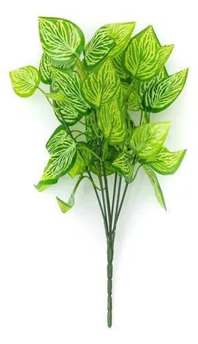 Planta Artificial De Escritorio 35 Cm Con Maceta + Piedras