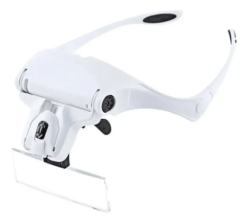 Vincha Lupa Luz Led Ajustable Multiuso 5 Lentes Manos Libres · 7402 · foto 03