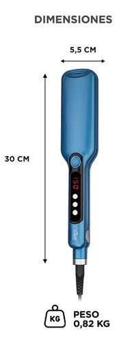 Buclera Automática Gadnic de Cerámica con 14 Niveles Celeste · 17247 · foto 06