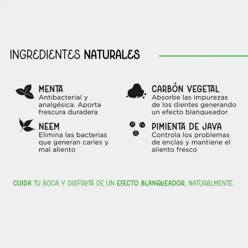 Pasta Dental Sudanta en Gel Efecto Blanqueador de Carbón Activado 200 Gr · 17388 · foto 03