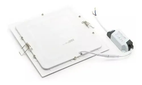 3 Plafones Led Cuadrados Embutir 18w Luz