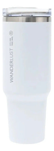 Vaso Térmico Wanderlust para Café con Tapa 1.2 L Blanco · 16859 · foto 02