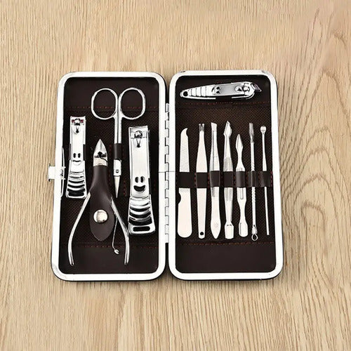 Set Manicura Pedicura 12 Piezas De Acero Inoxidable En Estuche · 17842 · foto 08