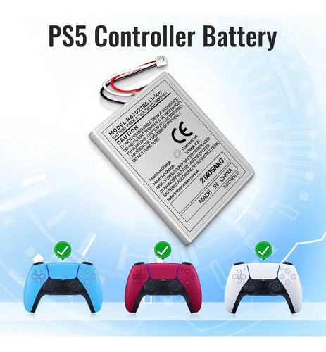 Batería Ps5 Ion Litio Ra202105 2800mah
