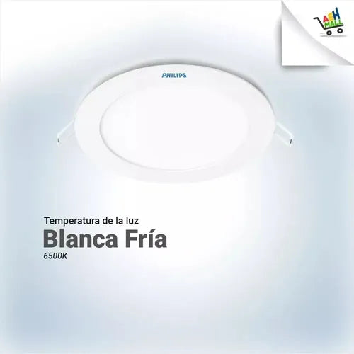 Panel Led Philips Dl252 Cálido 18w 1u Blanco