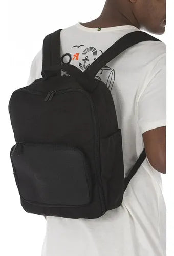 Mochila Unisex Adultos Con Cierre Color Negro Havaianas Suave