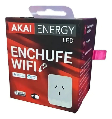 Enchufe Inteligente WiFi Akai 10A 220V Compatible con Alexa y Google Blanco · 15978 · foto 04