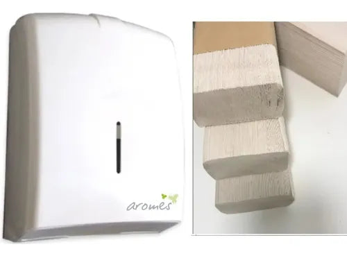 Dispenser Toalla Aromes Manual Beige 10p