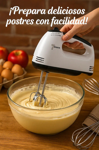 Batidora 180w 7 Vel Genérica Blanco