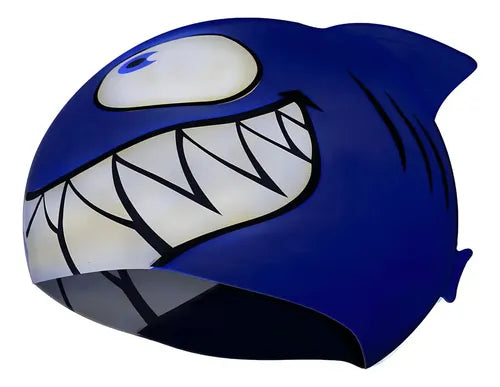 Kit de Natación Dolphin Antiparras Gorro y Tapones Tiburón Azul · 16944 · foto 12