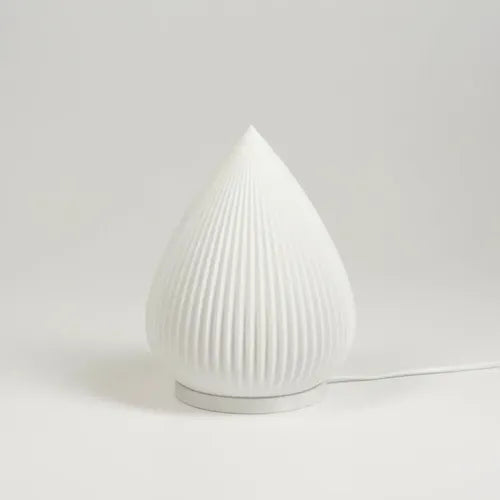 Velador Moderno Nórdico LED Impresión 3D Gota Blanco · 15286 · foto 06