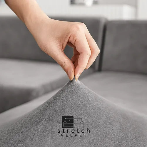 Funda Sillón Stretch Velvet 3 Cuerpos