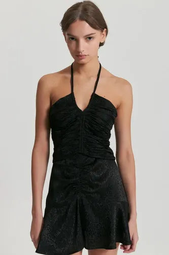 Top Madoz Negro De Mujer Maria Cher Viscosa Negro Sin