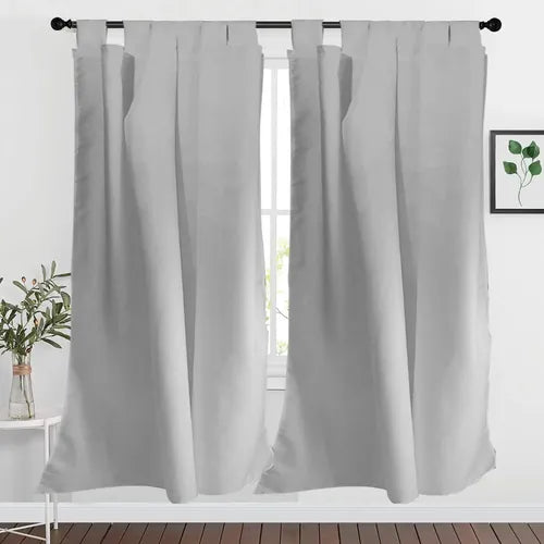 Cortina Ragazza Lisa 2 M X 1.35 Para Interiores Blanco